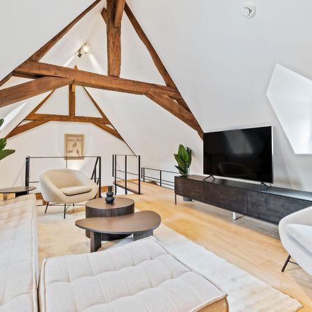 Elegant Clausen Apartment With King Bed & Wifi Luxembourg Luaran gambar